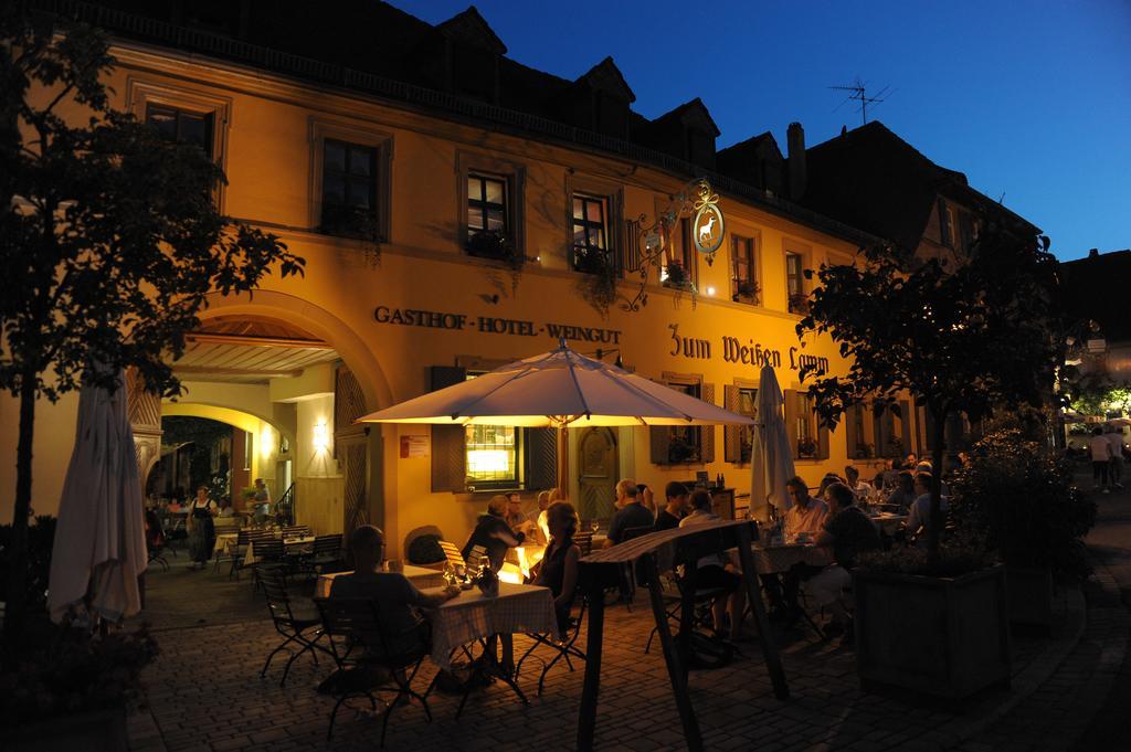 Gasthof Zum Weissen Lamm Sommerach Luaran gambar